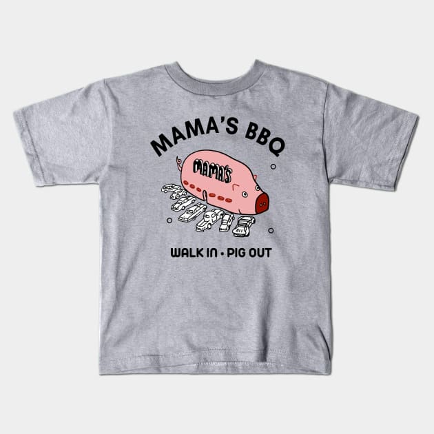 Ronald Loves His BBQ Kids T-Shirt by alfiegray